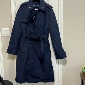 USAF Male Blue All Weather Trench Coat with This US Air Force 42XL